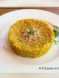 Orzotto alla zucca e amaretti