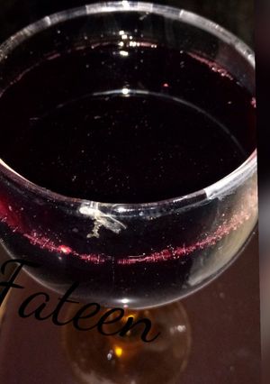 A picture of Zobo and ginger drink.