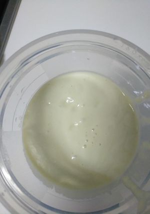 Una foto de Batido de melón y aguacate