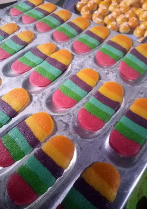 Foto resep Lidah kucing rainbow