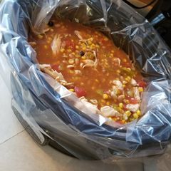 A picture of Chicken Taco Soup.