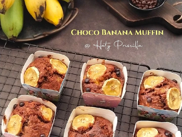 Cara Gampang Menyiapkan Resep  Choco Banana Muffin 🍫🧁 🍌 yang Sempurna, Sempurna