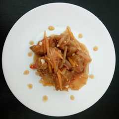 A picture of Ayam Karage saus asam manis.