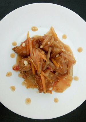 Foto resep Ayam Karage saus asam manis