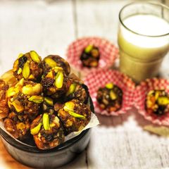 Dry fruits bites A picture of Dry fruits bites.