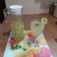 Minty lemonade A picture of Minty lemonade.
