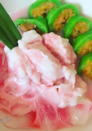 Foto resep Es pisang ijo