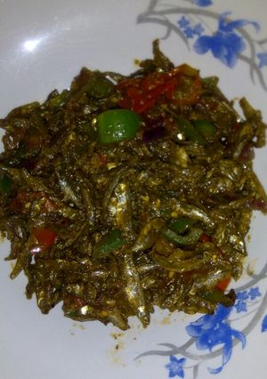 A picture of Fried omena.