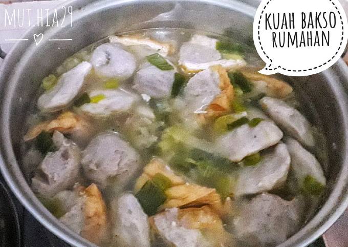 Resep Kuah Bakso Gurih Oleh Mutia Cookpad