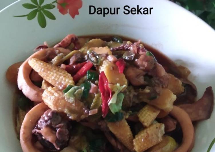 Cumi Jagung Putren Saos Teriyaki