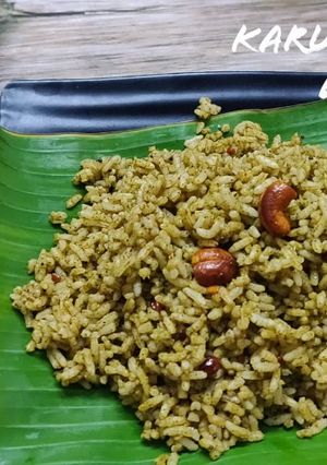 A picture of Karuveppilai Sadam Recipe | Curry leaves rice recipe.