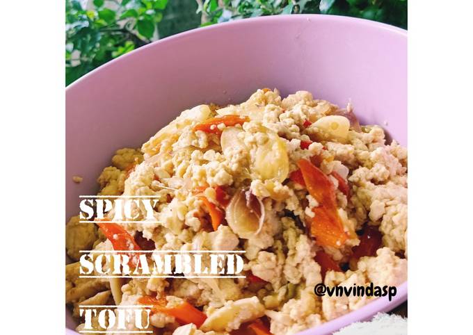 Spicy Scrambled Tofu (Orak-arik Tahu Pedas)