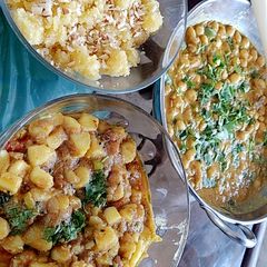 A picture of HALWA CHANNA Breakfast.
