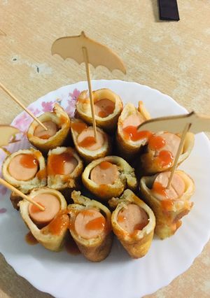 รูปของ ปังชีสไส้กรอกทอด