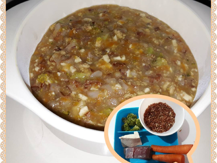 Resep Bubur Tim Ikan Tuna Tofu - MPASI Anti Gagal