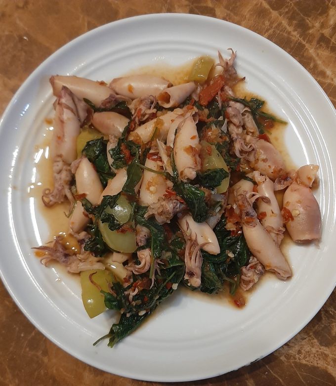 Foto resep Cah Kangkung Cumi Asin