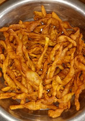 A picture of Moong Dal Twisties Snack | Moong Dal Namak Pare Recipe.