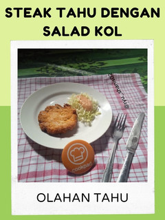 Foto resep 20 BA. Steak Tahu dengan Salad 🥗