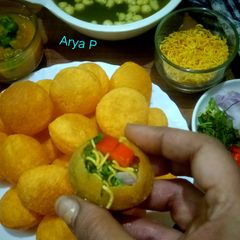 Street style Pani Puri A picture of Street style Pani Puri.