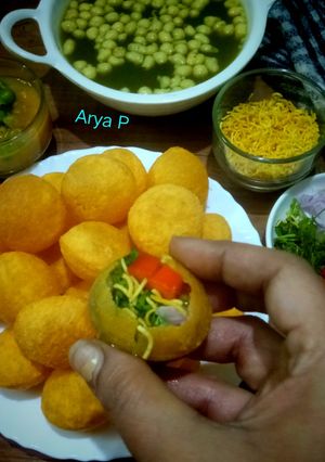 A picture of Street style Pani Puri.