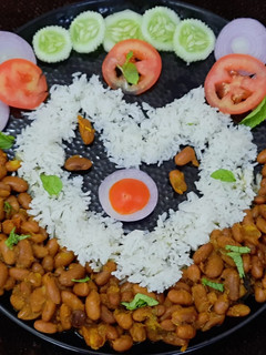 A picture of Rajma Chawal.