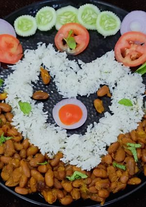 A picture of Rajma Chawal.