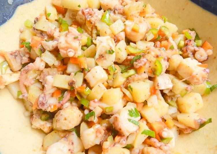Salpicón de pulpo y patatas