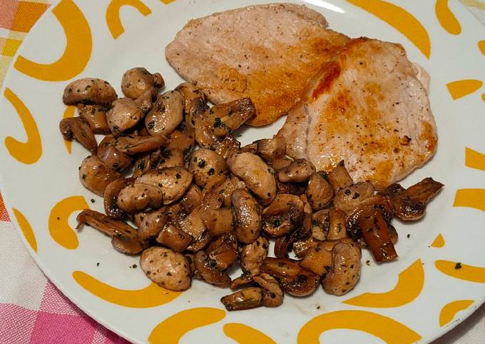 Funghi con lonza 🤩