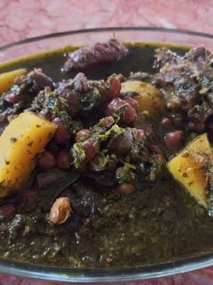 عکسی از دستور قورمه سبزی شیرازی