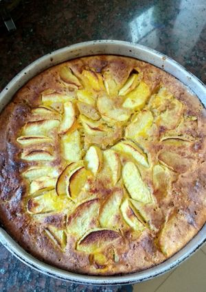 Una foto de Torta rápida de manzana