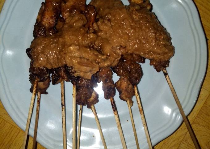 Resep: Sate bumbu kacang #festivalResepAsia #indonesia #sapi Kekinian