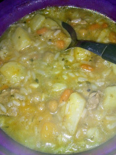 Una foto de Guiso de garbanzos y arroz