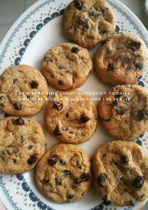 Foto resep New york time "chewy chocochip cookies"