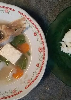 Foto resep Sup ikan simpel menu 4 bintang. 12 bulan keatas