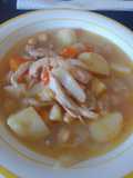 Guiar de Siurons amb pollastre.Garbanzos pollo