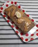 Budín de banana y avena
