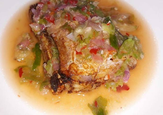 Resep Ikan Pari Cubik, Bikin Ngiler