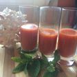 Chupitos de gazpacho de sandía