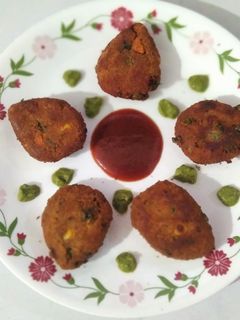 A picture of Veg. Cutlets.