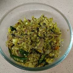 A picture of Bitter gourd fry.
