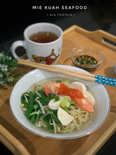 Foto resep Mie Kuah Seafood ala Fontain Cafe