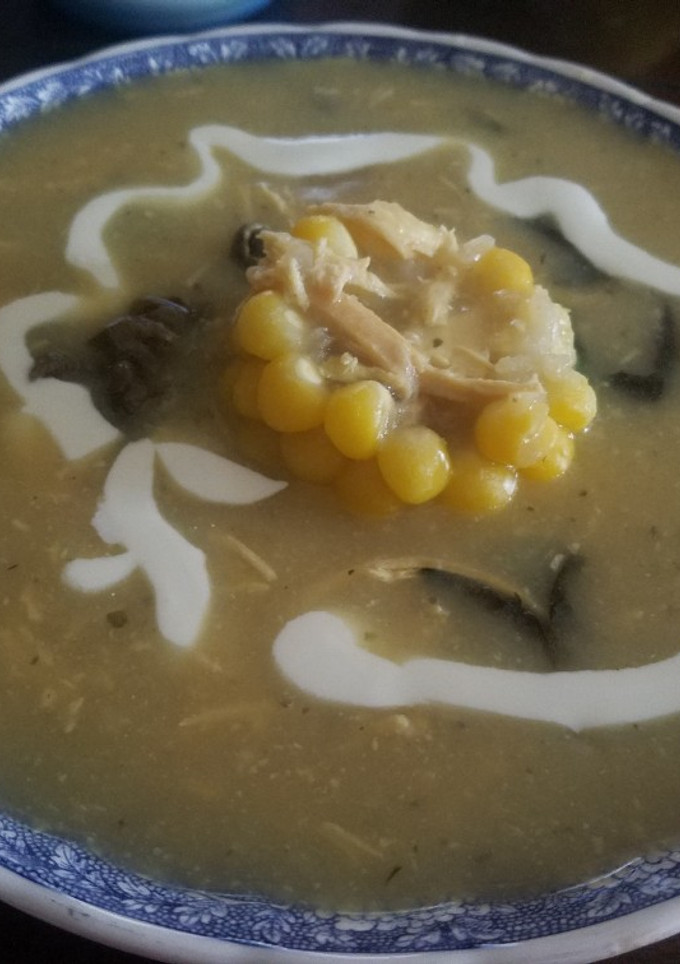 Una foto de Ajiaco reforzado 😊