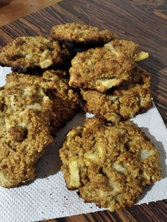 Una foto de Galletas de avena con peras y manzana