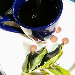 A picture of Arabic coffee(Ghawa).