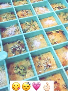 صورة لوصفة بسبوسه 😋👌🏻♥️