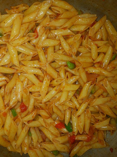 A picture of Vegetables macaroni.