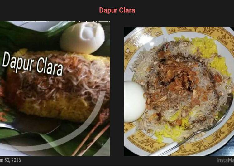 Resep Nasi kuning Gorontalo yang Enak Banget