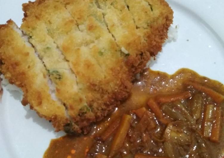 Resep: Untuk Mencoba Di RumahDori katsu with curry 