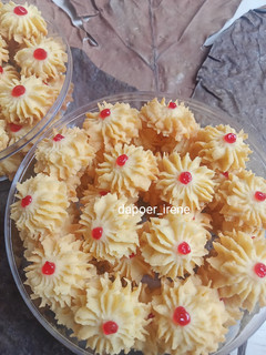 Foto resep Kue kering Semprit jadul strawberry
