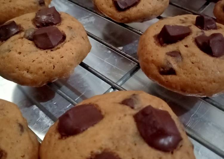 Langkah Membuat Chocolate Chips Chewy Cookies Anti Gagal